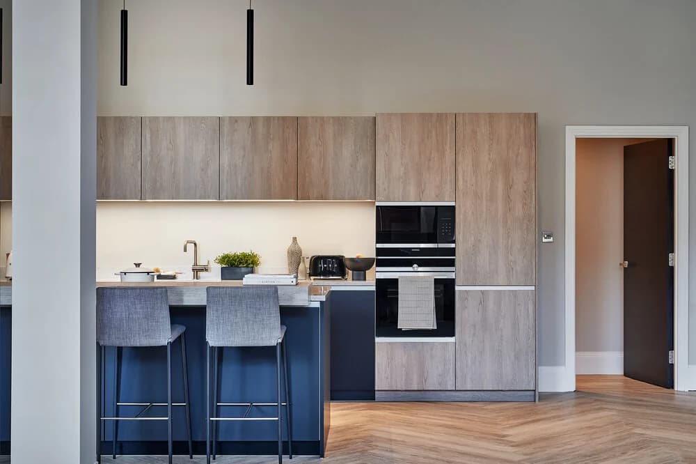 Bath Street Lofts, Birmingham: a kitchen