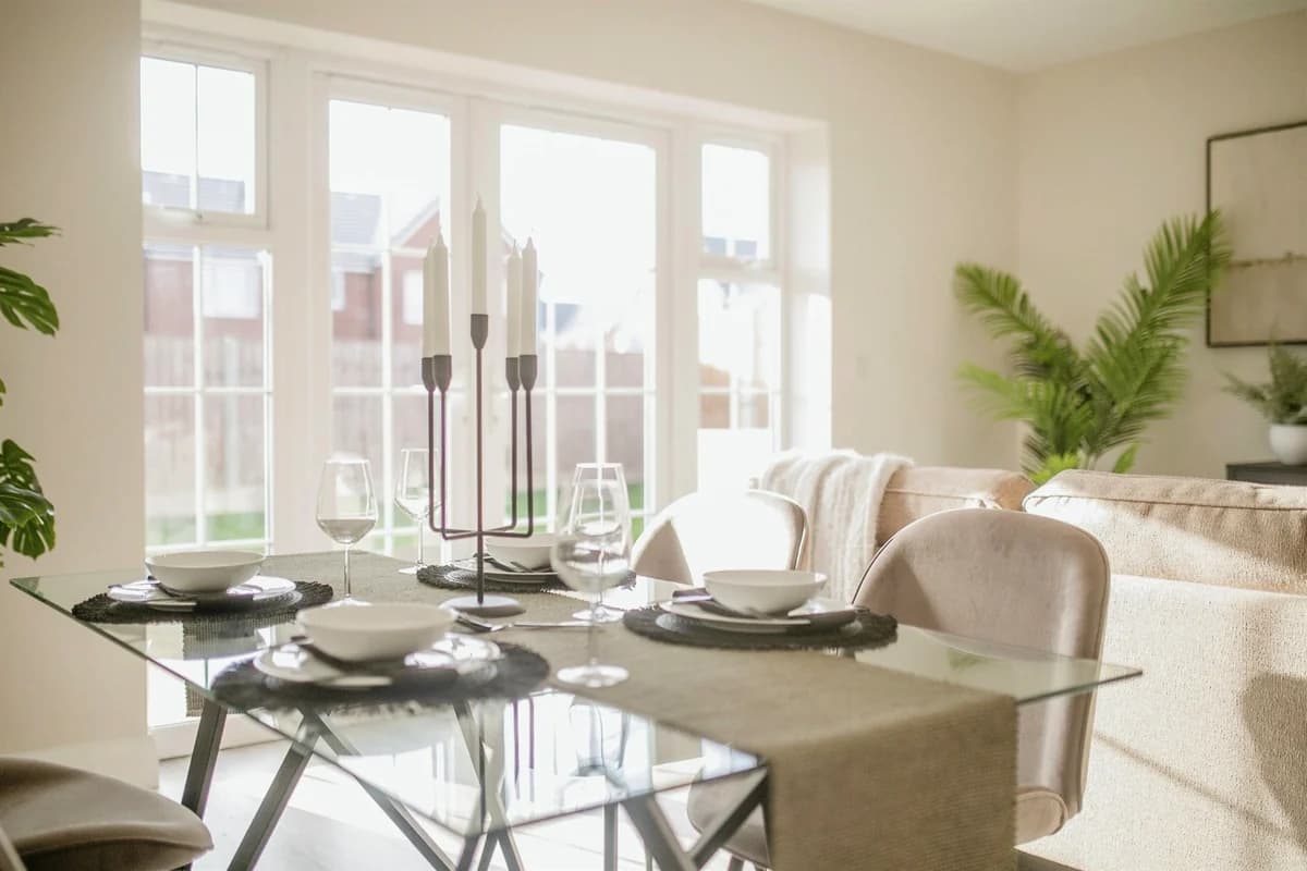Martello Gardens, Walton on the Naze: a dining area